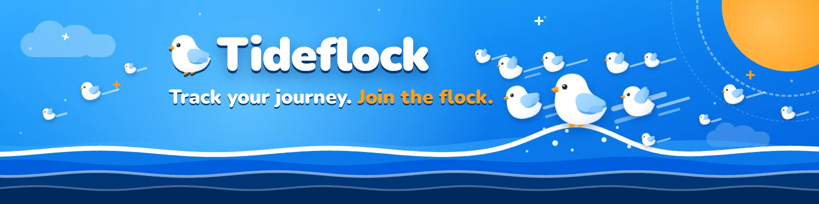Tideflock: Track your journey. Join the flock.